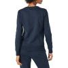 imageAmazon Essentials Womens Fleece Crewneck Long Sleeve Pullover Sweatshirt Available in Plus SizeNavy Cheetah