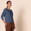 imageAmazon Essentials Womens Fleece Crewneck Long Sleeve Pullover Sweatshirt Available in Plus SizeNavy Heather
