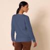 imageAmazon Essentials Womens Fleece Crewneck Long Sleeve Pullover Sweatshirt Available in Plus SizeNavy Heather