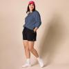 imageAmazon Essentials Womens Fleece Crewneck Long Sleeve Pullover Sweatshirt Available in Plus SizeNavy Heather