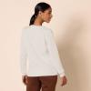 imageAmazon Essentials Womens Fleece Crewneck Long Sleeve Pullover Sweatshirt Available in Plus SizeOatmeal Heather