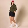 imageAmazon Essentials Womens Fleece Crewneck Long Sleeve Pullover Sweatshirt Available in Plus SizeOlive
