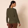 imageAmazon Essentials Womens Fleece Crewneck Long Sleeve Pullover Sweatshirt Available in Plus SizeOlive