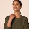 imageAmazon Essentials Womens Fleece Crewneck Long Sleeve Pullover Sweatshirt Available in Plus SizeOlive
