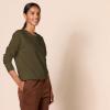 imageAmazon Essentials Womens Fleece Crewneck Long Sleeve Pullover Sweatshirt Available in Plus SizeOlive
