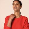 imageAmazon Essentials Womens Fleece Crewneck Long Sleeve Pullover Sweatshirt Available in Plus SizeRed
