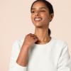 imageAmazon Essentials Womens Fleece Crewneck Long Sleeve Pullover Sweatshirt Available in Plus SizeWhite