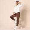 imageAmazon Essentials Womens Fleece Crewneck Long Sleeve Pullover Sweatshirt Available in Plus SizeWhite