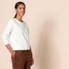 imageAmazon Essentials Womens Fleece Crewneck Long Sleeve Pullover Sweatshirt Available in Plus SizeWhite