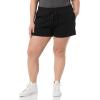 imageAmazon Essentials Womens Fleece Drawstring Sweat Shorts with PocketsBlack