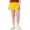 imageAmazon Essentials Womens Fleece Drawstring Sweat Shorts with PocketsGolden Yellow