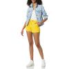 imageAmazon Essentials Womens Fleece Drawstring Sweat Shorts with PocketsGolden Yellow