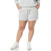 imageAmazon Essentials Womens Fleece Drawstring Sweat Shorts with PocketsLight Grey Heather