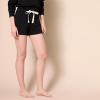 imageAmazon Essentials Womens Lightweight Breathable Lounge Terry Pajama Shorts with Elastic Waist DrawstringBlack