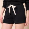 imageAmazon Essentials Womens Lightweight Breathable Lounge Terry Pajama Shorts with Elastic Waist DrawstringBlack