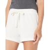 imageAmazon Essentials Womens Lightweight Breathable Lounge Terry Pajama Shorts with Elastic Waist DrawstringLight Grey Heather