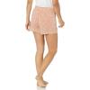 imageAmazon Essentials Womens Lightweight Breathable Lounge Terry Pajama Shorts with Elastic Waist DrawstringTan White Hearts Print