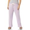 imageAmazon Essentials Womens Lightweight Lounge Terry Pajama Pant with DrawstringLavender