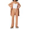 imageAmazon Essentials Womens Lightweight Lounge Terry Pajama Pant with DrawstringLight Caramel