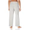 imageAmazon Essentials Womens Lightweight Lounge Terry Pajama Pant with DrawstringLight Grey White Stripe