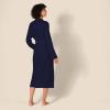 imageAmazon Essentials Womens Lightweight Waffle FullLength Bath Robe with Pockets Available in Plus Size Navy XLarge