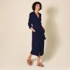 imageAmazon Essentials Womens Lightweight Waffle FullLength Bath Robe with Pockets Available in Plus Size Navy XLarge