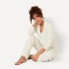 imageAmazon Essentials Womens Long Sleeve Cotton Modal Pajama Set Loungewear with FullLength BottomBeige