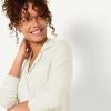 imageAmazon Essentials Womens Long Sleeve Cotton Modal Pajama Set Loungewear with FullLength BottomBeige