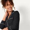 imageAmazon Essentials Womens Long Sleeve Cotton Modal Pajama Set Loungewear with FullLength BottomBlack