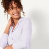 imageAmazon Essentials Womens Long Sleeve Cotton Modal Pajama Set Loungewear with FullLength BottomPale Blue