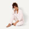 imageAmazon Essentials Womens Long Sleeve Cotton Modal Pajama Set Loungewear with FullLength BottomPale Pink