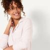 imageAmazon Essentials Womens Long Sleeve Cotton Modal Pajama Set Loungewear with FullLength BottomPale Pink