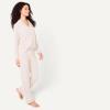 imageAmazon Essentials Womens Long Sleeve Cotton Modal Pajama Set Loungewear with FullLength BottomPale Pink