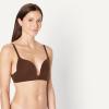imageAmazon Essentials Womens Microfiber Ultimate Low Plunge BraRich Hazel