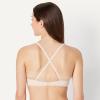 imageAmazon Essentials Womens Microfiber Ultimate Low Plunge BraSoft Petal