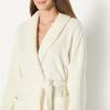 imageAmazon Essentials Womens MidLength Plush Bath Robe Loungewear Available in Plus SizeCream