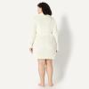 imageAmazon Essentials Womens MidLength Plush Bath Robe Loungewear Available in Plus SizeCream