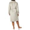 imageAmazon Essentials Womens MidLength Plush Bath Robe Loungewear Available in Plus SizeGrey