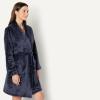 imageAmazon Essentials Womens MidLength Plush Bath Robe Loungewear Available in Plus SizeNavy