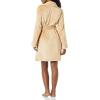 imageAmazon Essentials Womens MidLength Plush Bath Robe Loungewear Available in Plus SizeTan