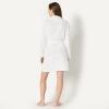 imageAmazon Essentials Womens MidLength Plush Bath Robe Loungewear Available in Plus SizeWhite