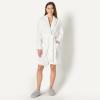 imageAmazon Essentials Womens MidLength Plush Bath Robe Loungewear Available in Plus SizeWhite
