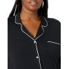 imageAmazon Essentials Womens Piped Nightshirt Available in Plus SizeBlack