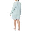imageAmazon Essentials Womens Piped Nightshirt Available in Plus SizeBlue Pink Leopard