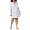 imageAmazon Essentials Womens Piped Nightshirt Available in Plus SizeLight Heather Grey