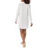 imageAmazon Essentials Womens Piped Nightshirt Available in Plus SizeLight Heather Grey