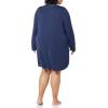 imageAmazon Essentials Womens Piped Nightshirt Available in Plus SizeNavy