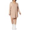 imageAmazon Essentials Womens Piped Nightshirt Available in Plus SizeTaupe