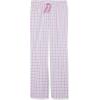 imageAmazon Essentials Womens Poplin Pajama Pants with Drawstring Elastic WaistBlue Dusty Purple Gingham