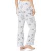 imageAmazon Essentials Womens Poplin Pajama Pants with Drawstring Elastic WaistBlue White Floral